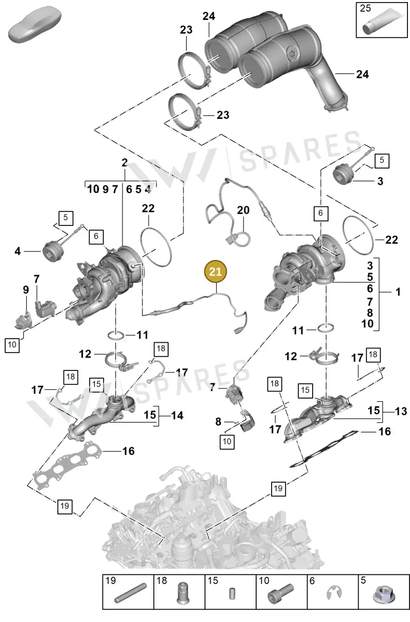 PAB906265M Porsche Lambda Probe