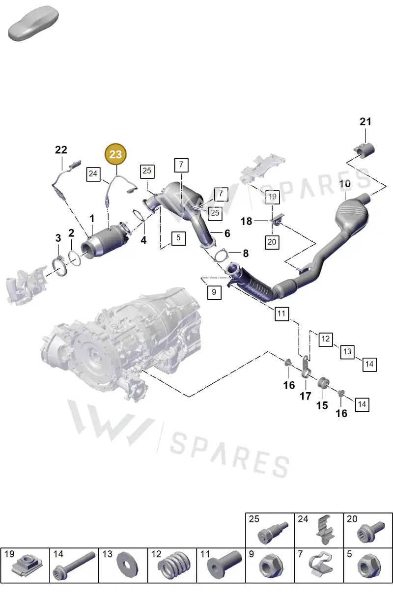 PAB906265Q Porsche Lambda Probe