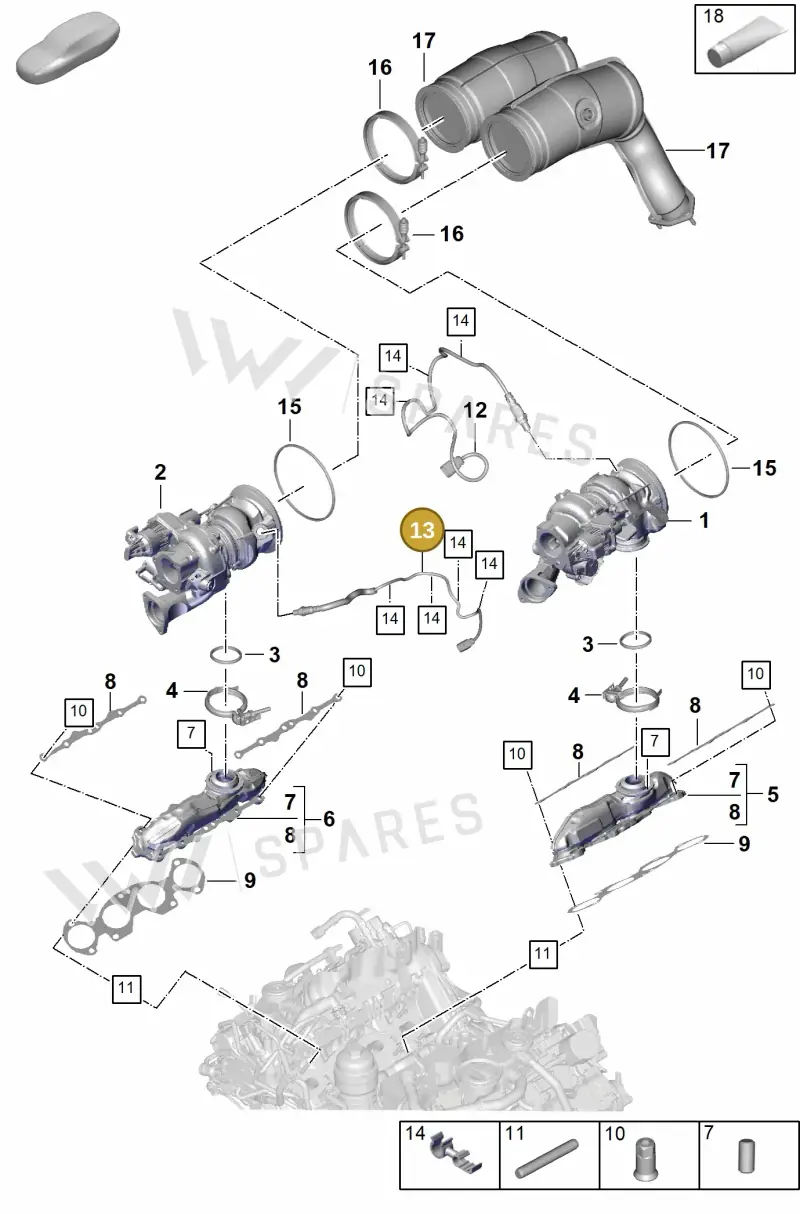PAB906265S Porsche Lambda Probe