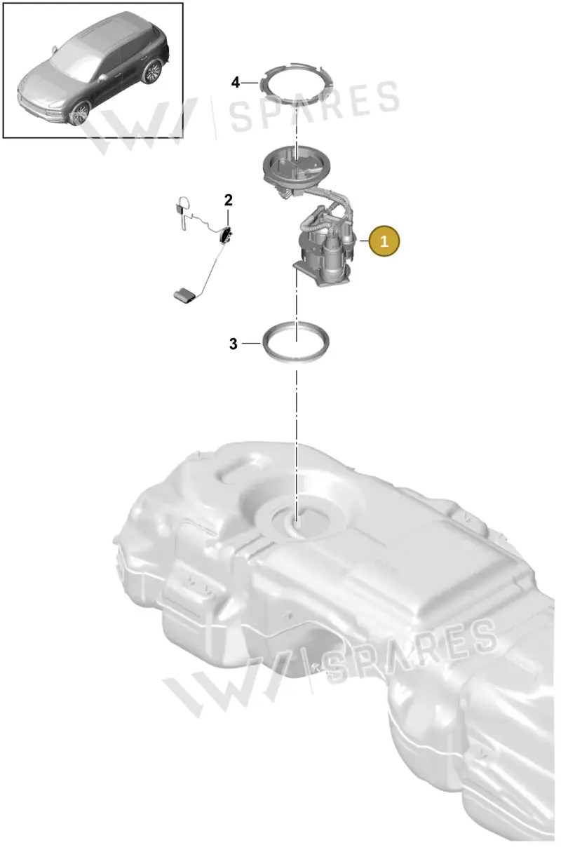 PAB91908700 Porsche Fuel Pump