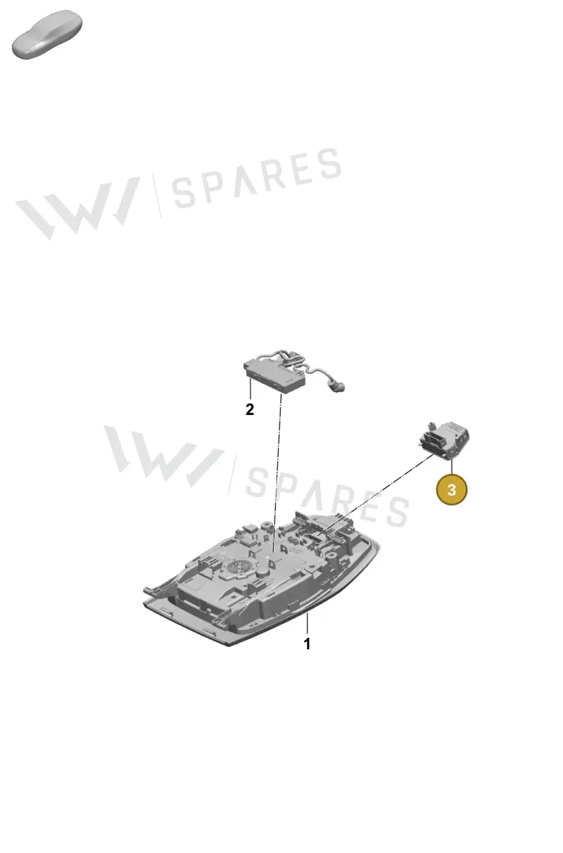 PAB951172A Porsche Anti-Theft Alarm Sensor