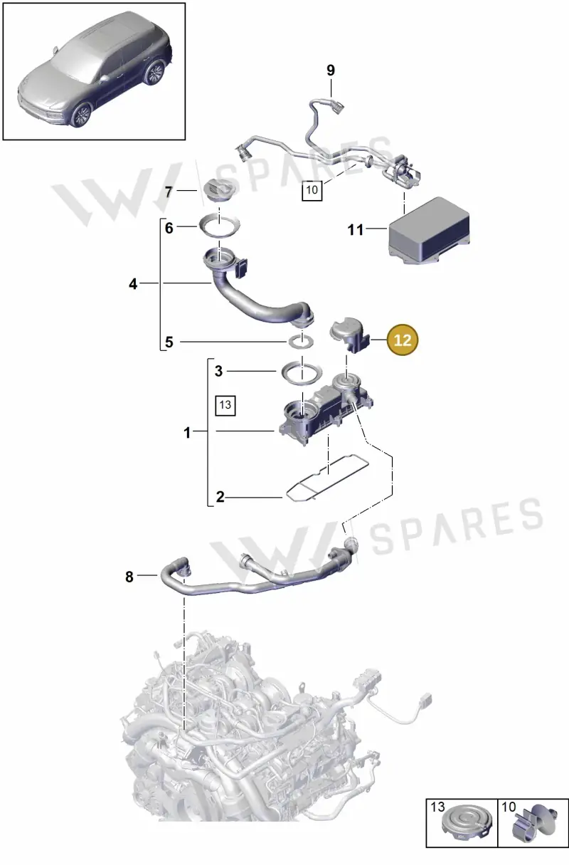 PAC103729 Porsche Heat Shield