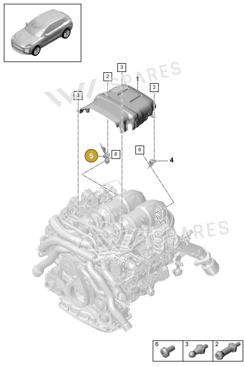 PAC103941A Porsche Retaining Plate