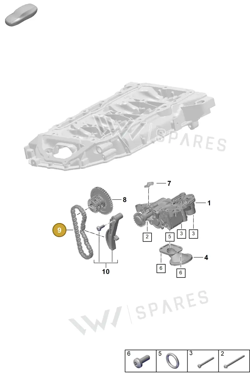 PAC115225 Porsche Drive Chain