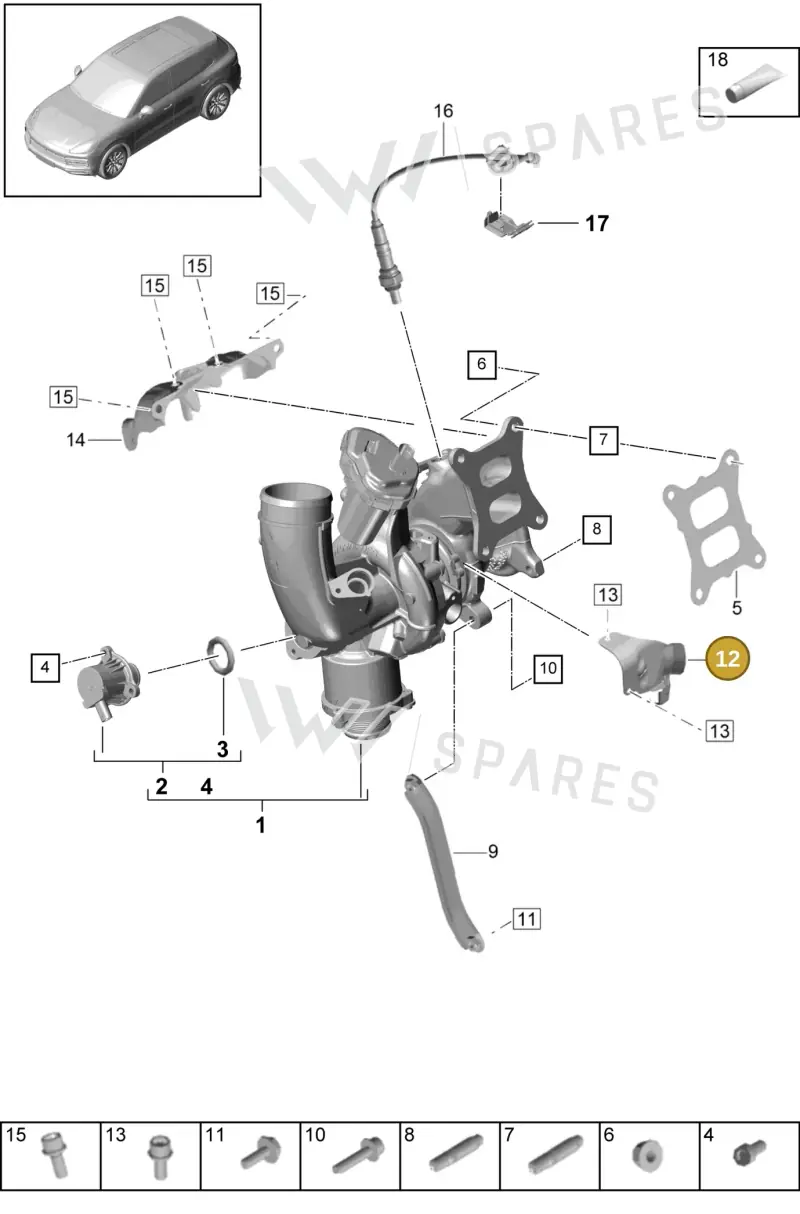 PAC129598 Porsche Heat Insulation