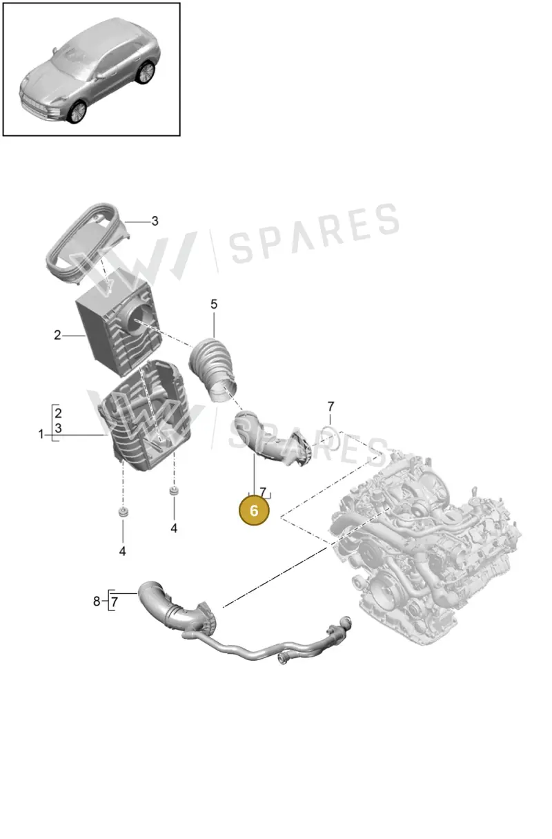 PAC129665 Porsche Intake Manifold