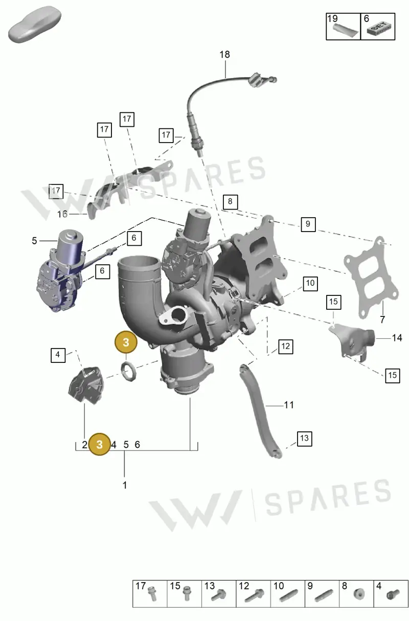 PAC145117 Porsche O-Ring