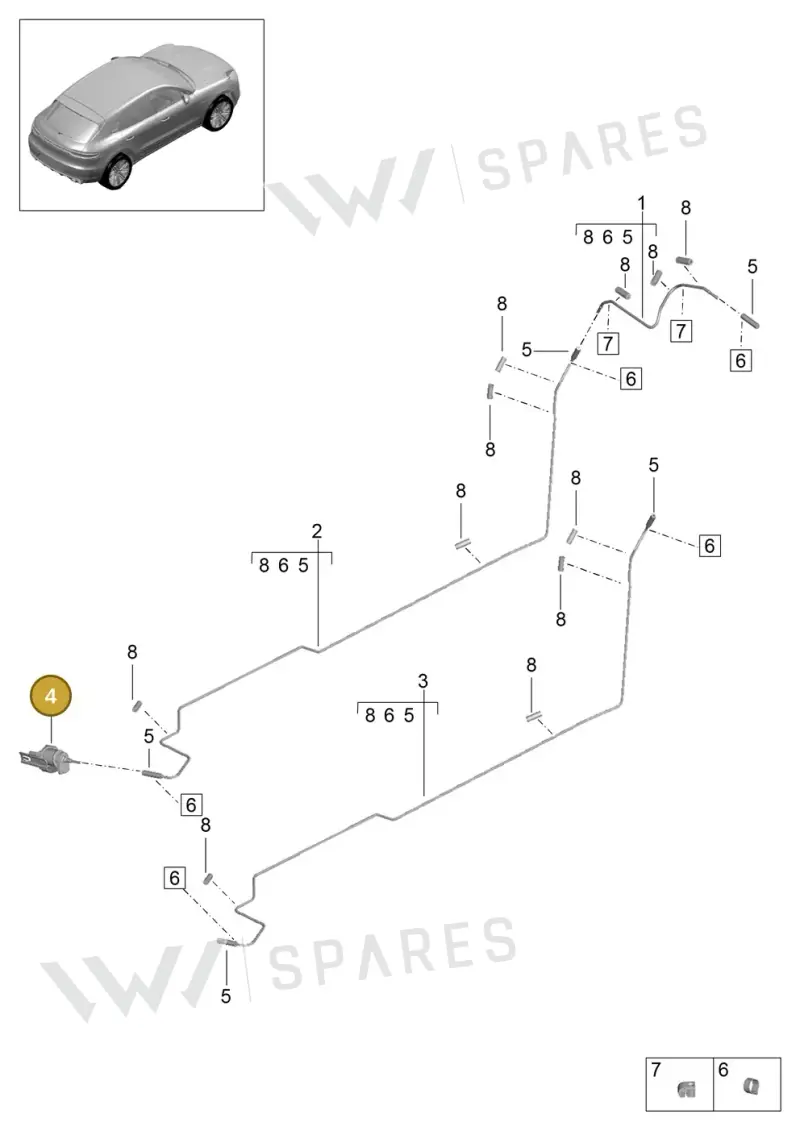 PAC26116300 Porsche Fuel Metering Pump