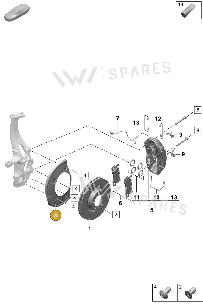 PAC615311E Porsche Cover Plate