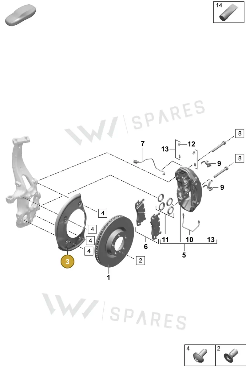 PAC615311F Porsche Cover Plate