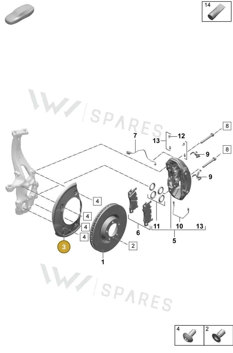 PAC615312D Porsche Cover Plate