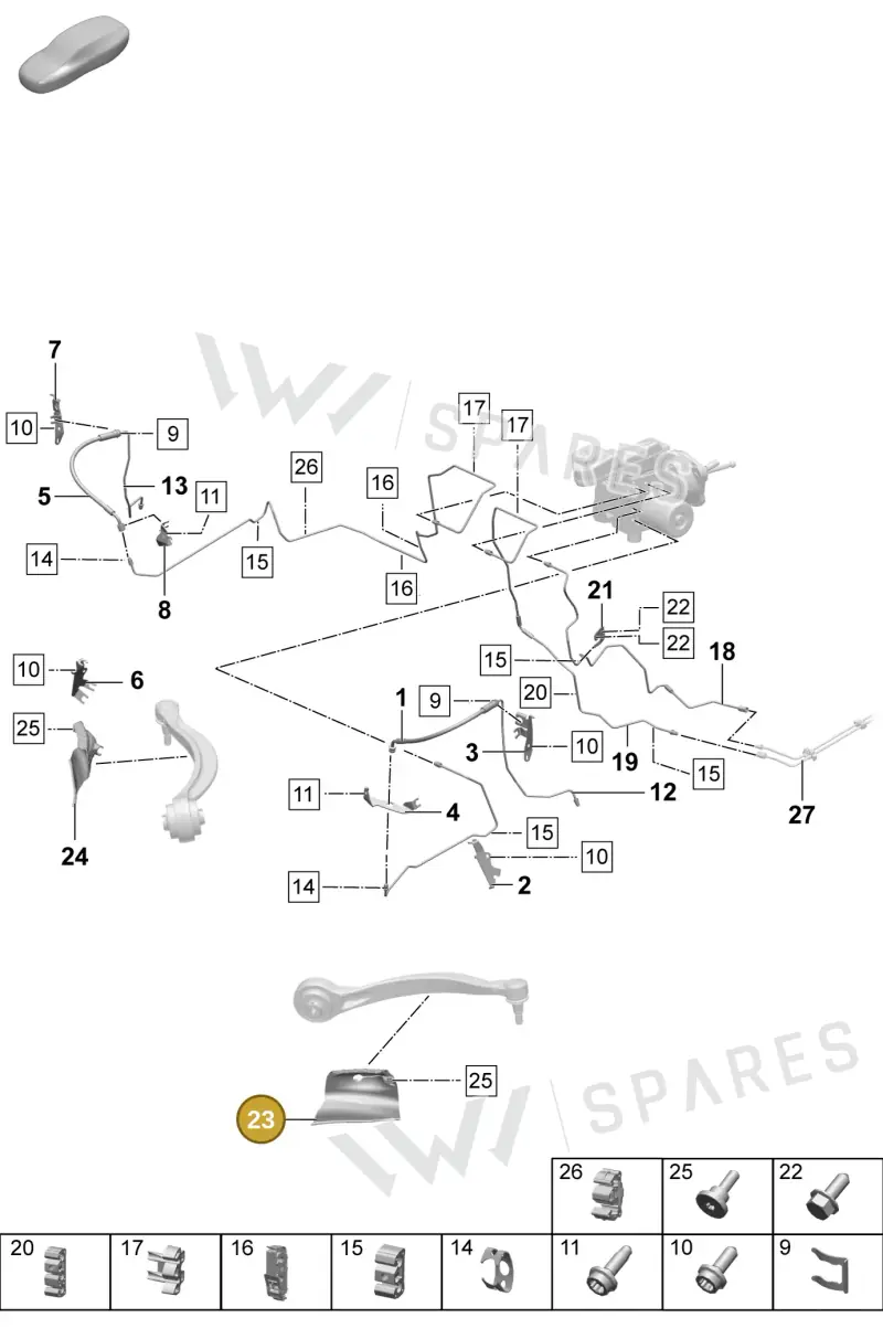 PAC615447 Porsche Air Guide