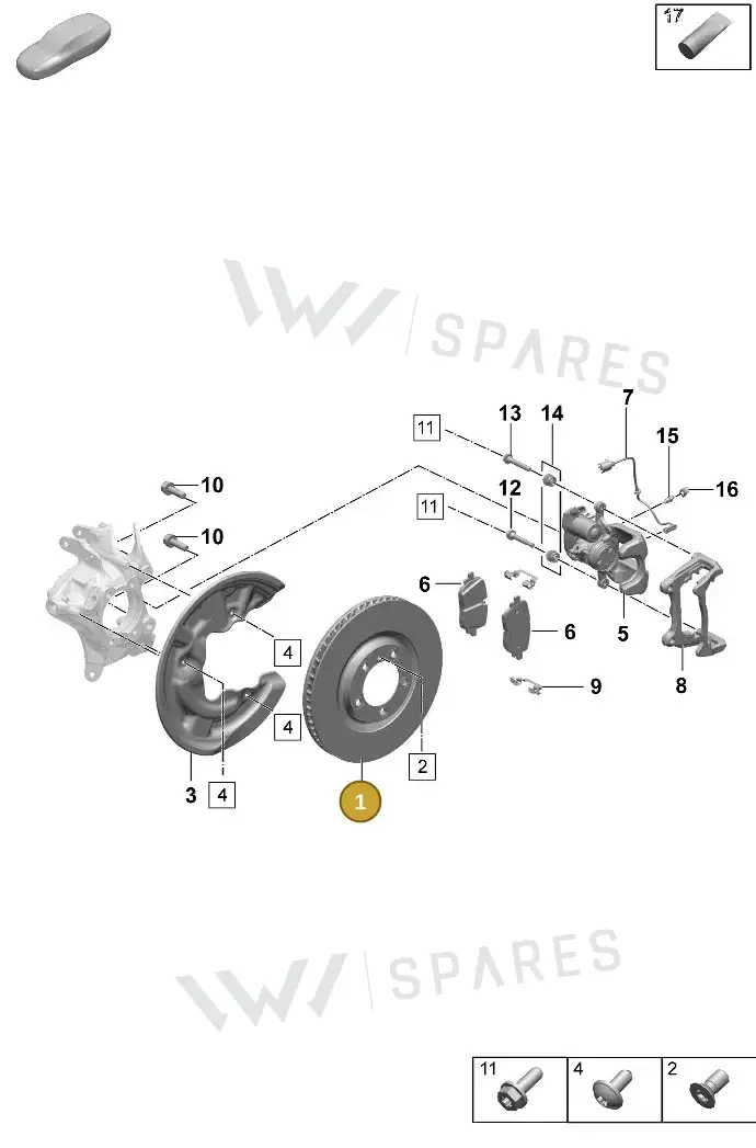 PAC615601 Porsche Brake Disc