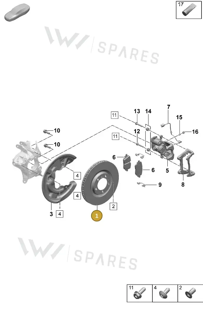 PAC615602 Porsche Brake Disc