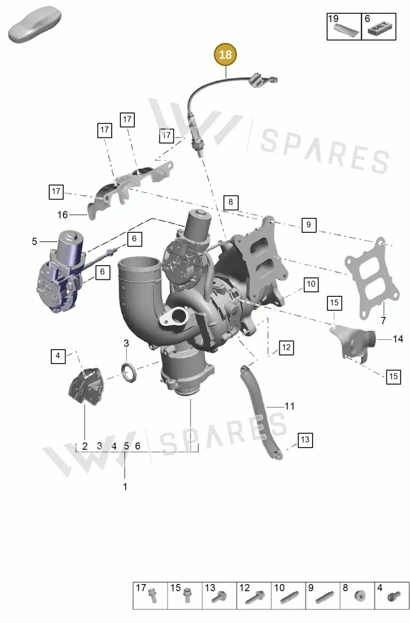 PAC906265 Porsche Lambda Probe