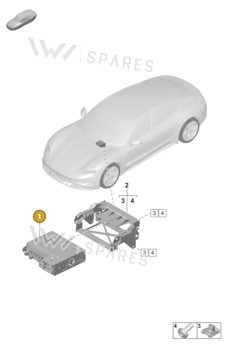 PAD035878X Porsche Central Computer