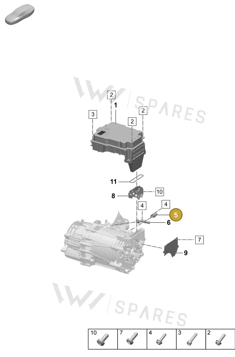 PAD121131 Porsche Coolant Connection