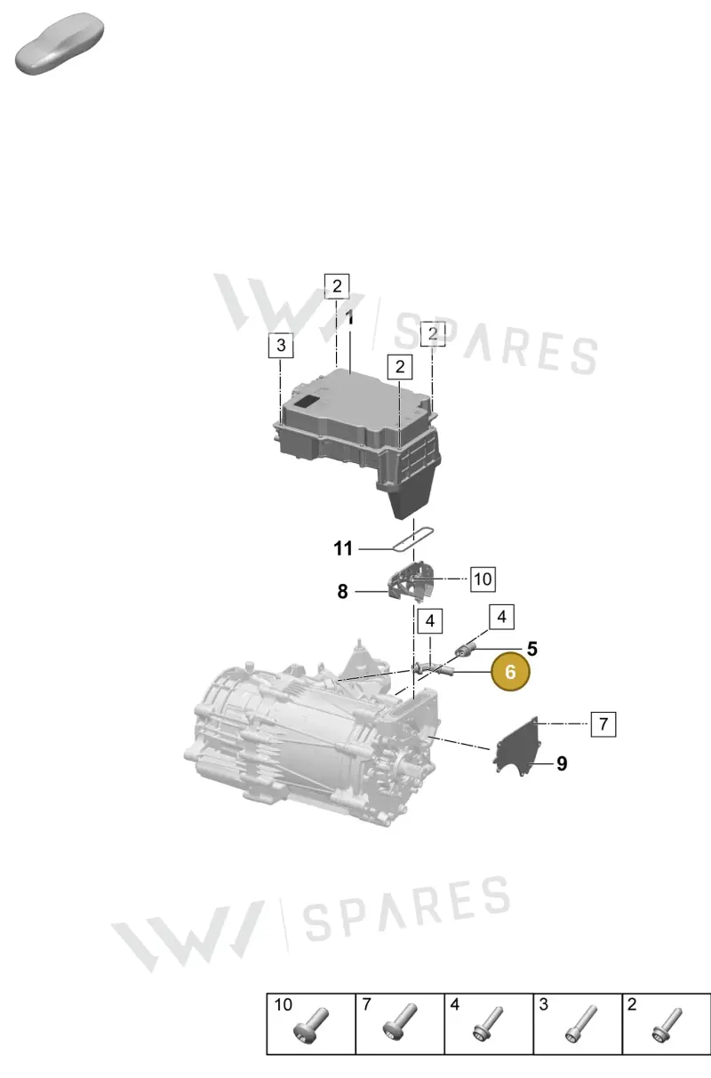 PAD121132 Porsche Coolant Connection