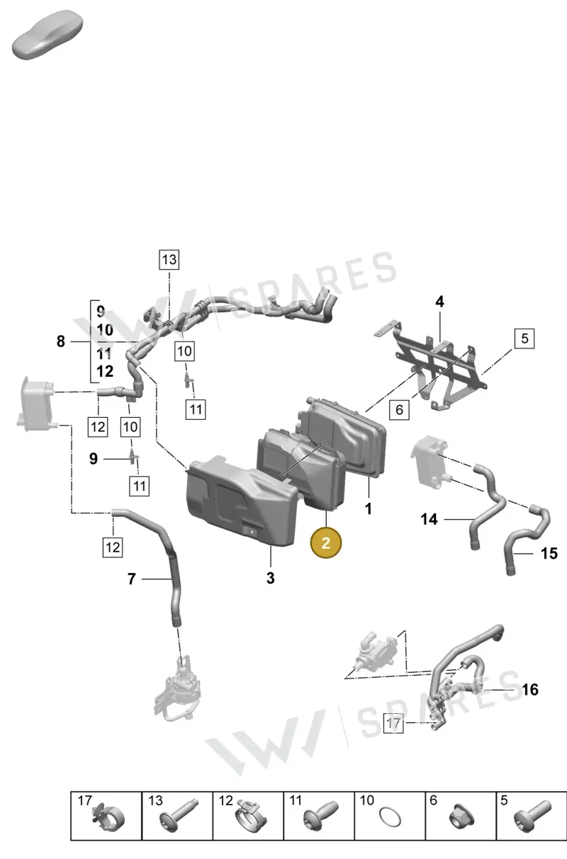 PAD260774 Porsche Heat Insulation