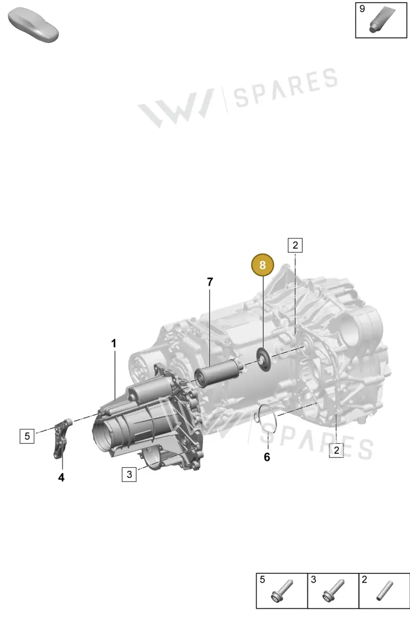 PAD301257 Porsche End Cap