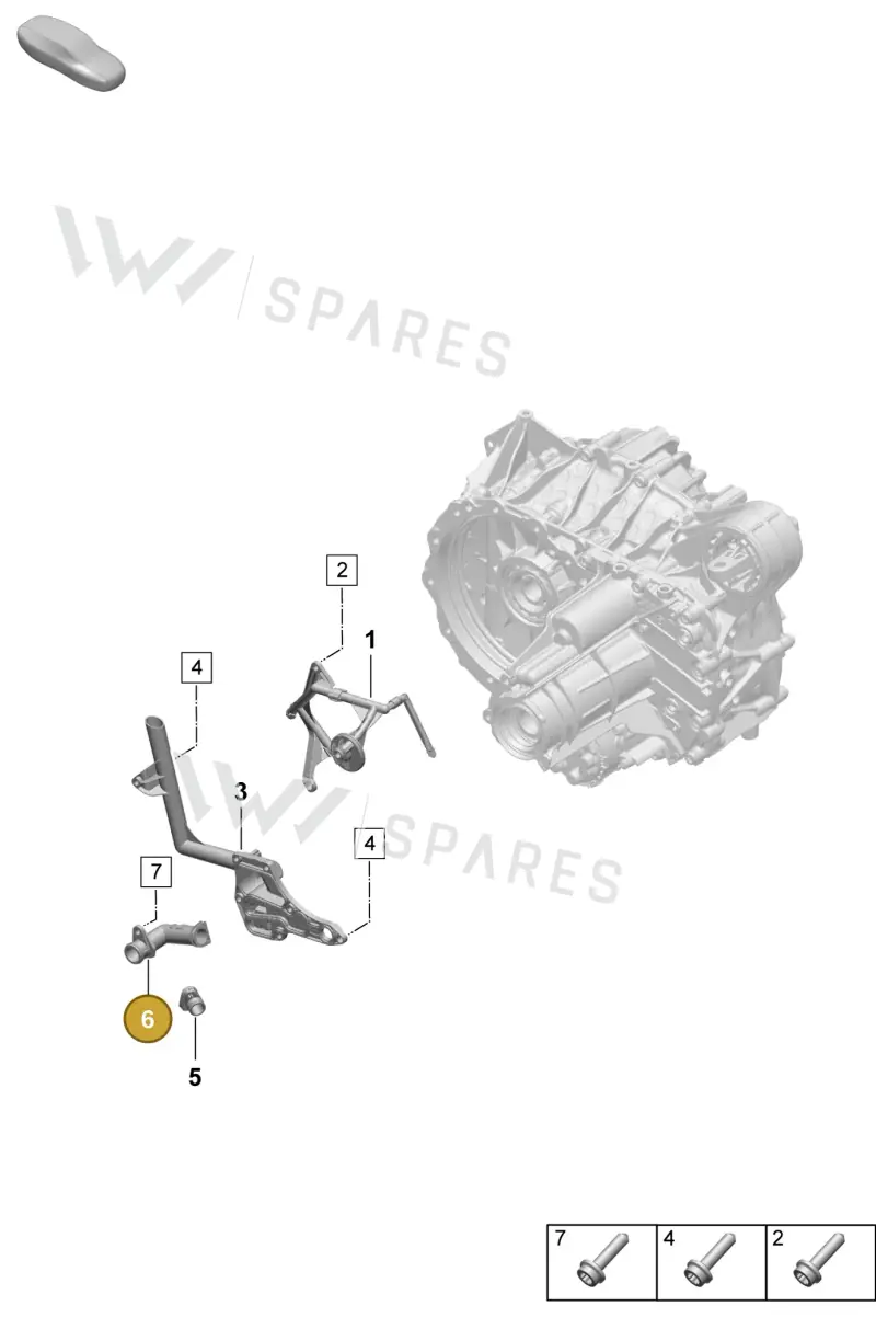 PAD301302 Porsche Pressure Line