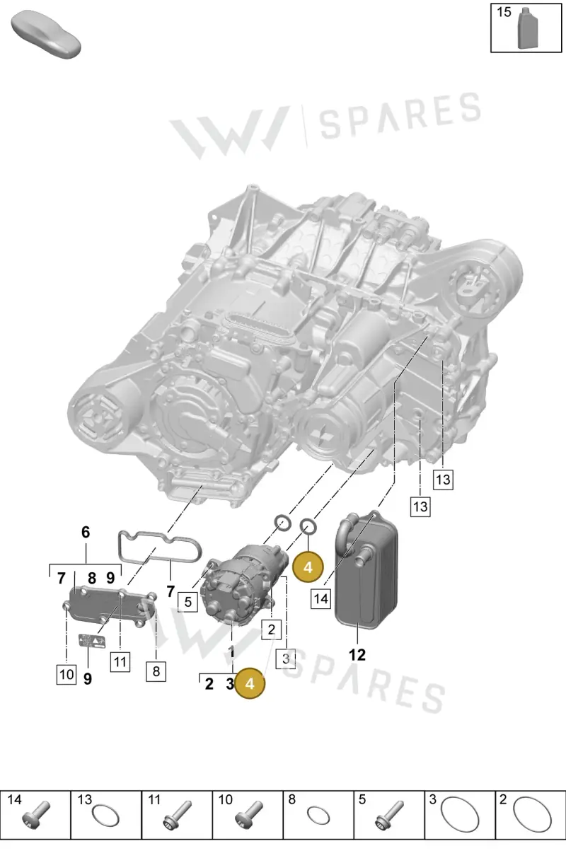 PAD315380 Porsche Seal