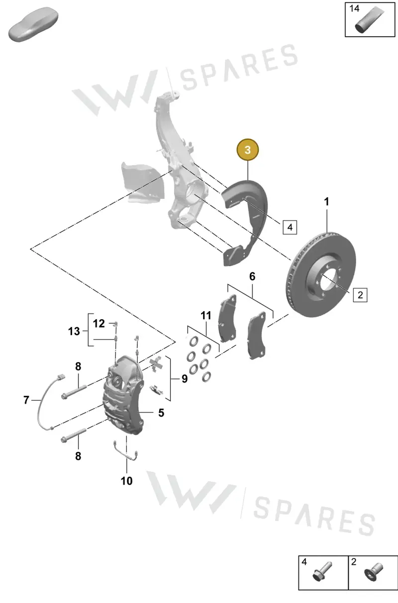 PAD615312 Porsche Cover Plate