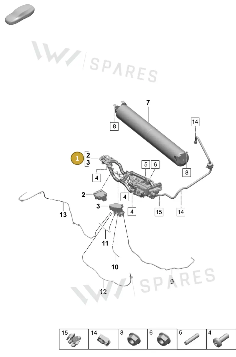 PAD616006A Porsche Air Supply Unit