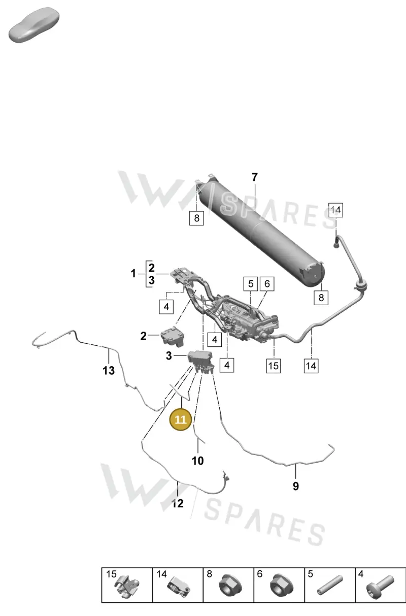 PAD616715B Porsche Air Line