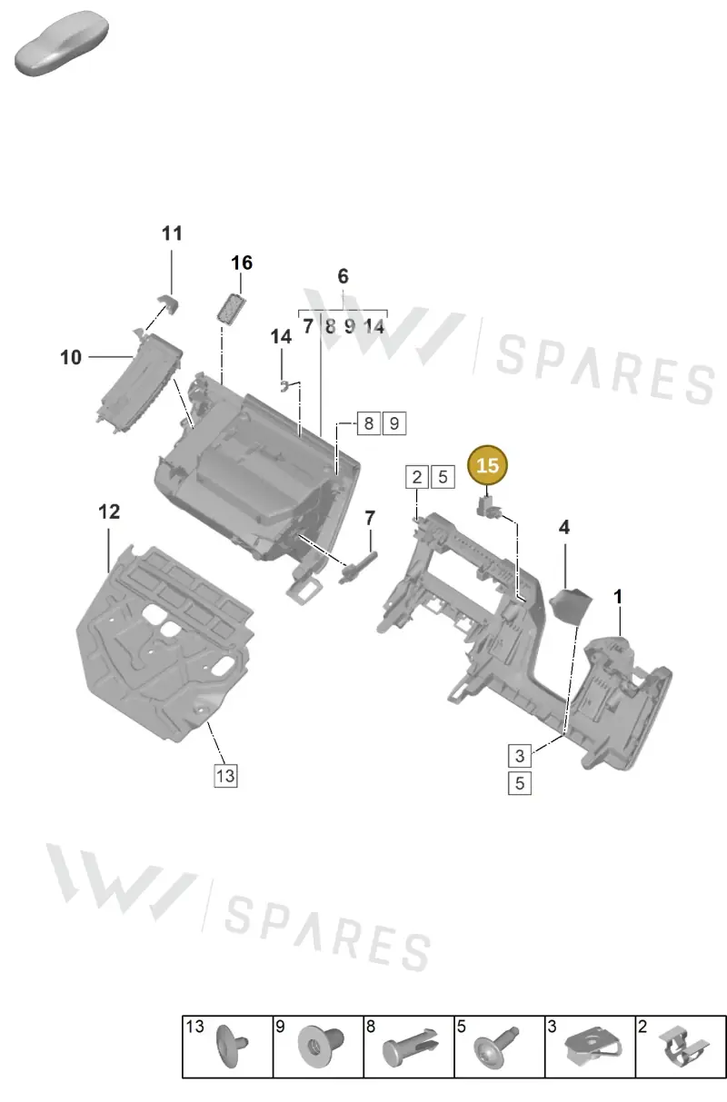 PAD820541 Porsche Temperature Sensor