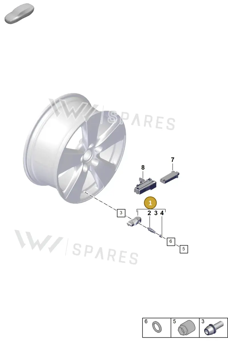 PAD907255 Porsche Sensor