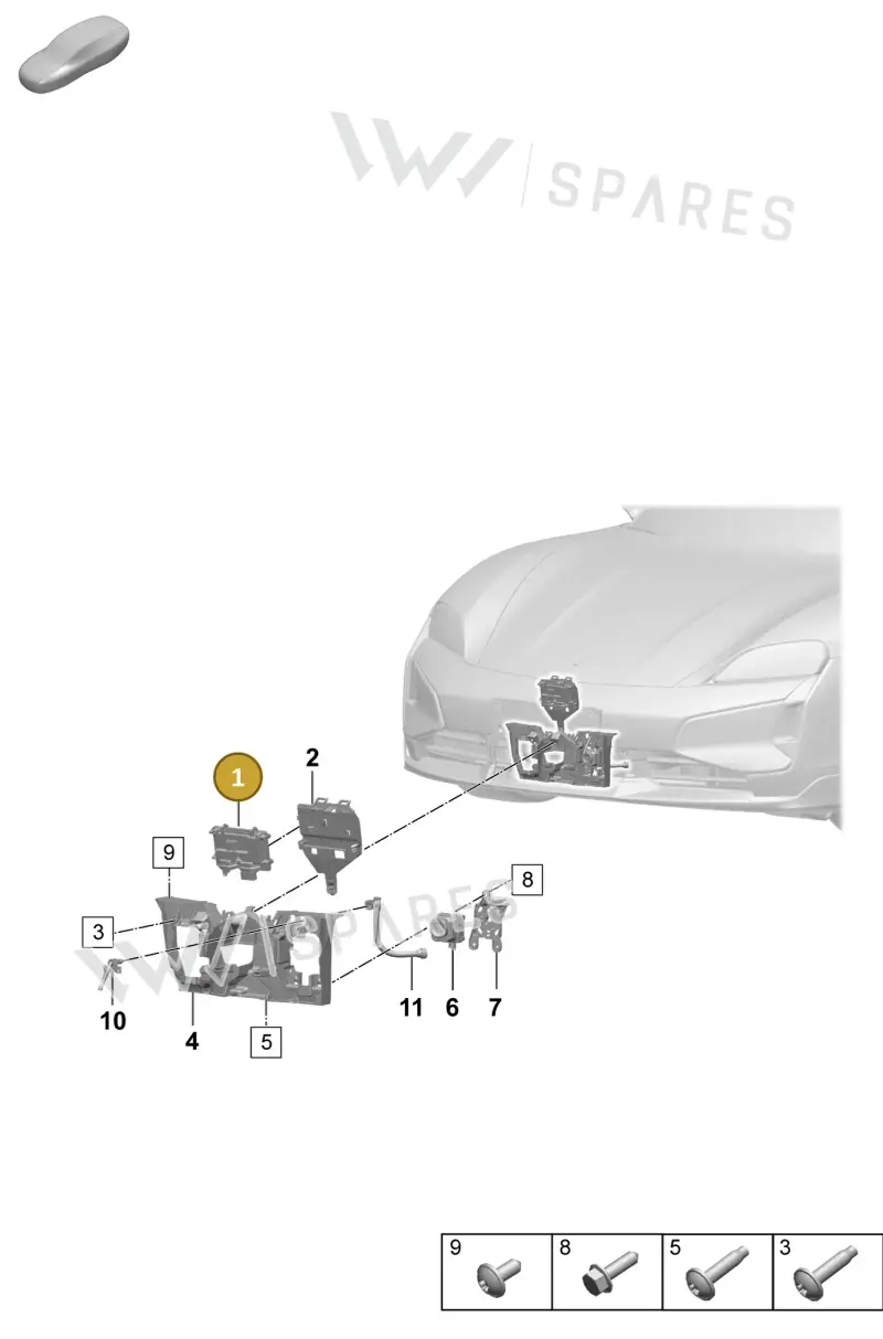 PAD907547 Porsche Control Unit for Night-Vision System