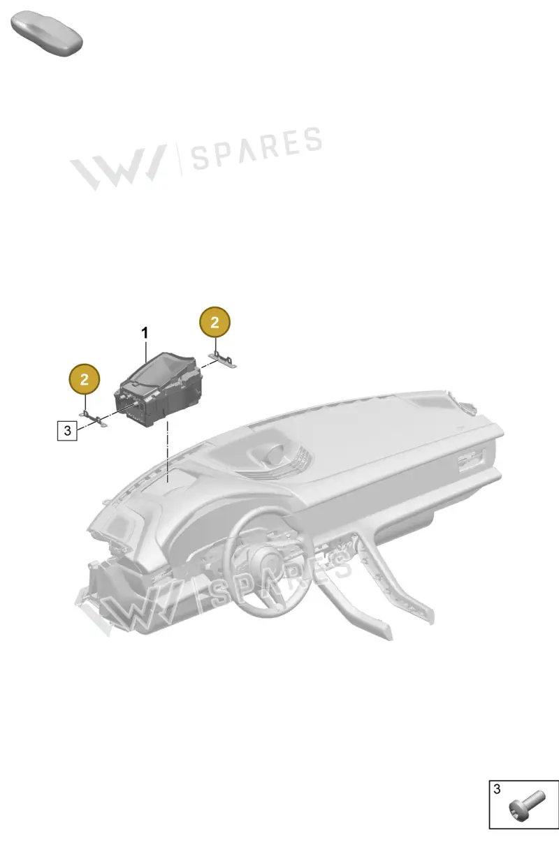 PAD919399 Porsche Bracket for Control Unit