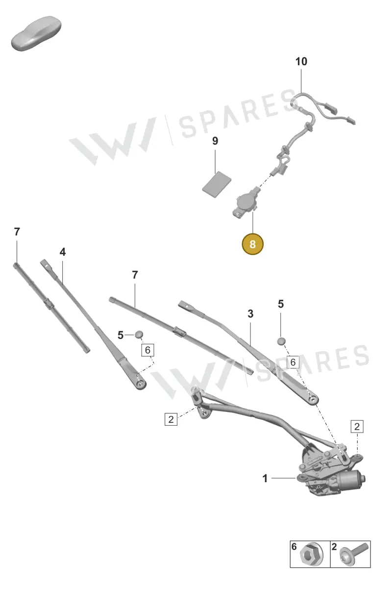 PAD955547A Porsche Sensor