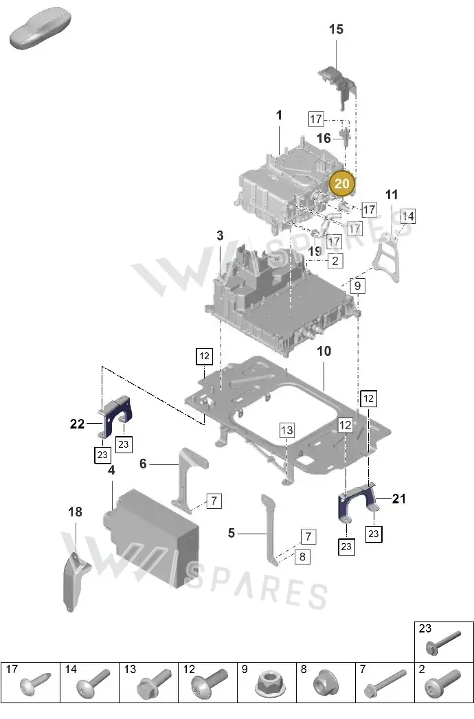 PAD959227 Porsche Coolant Connection