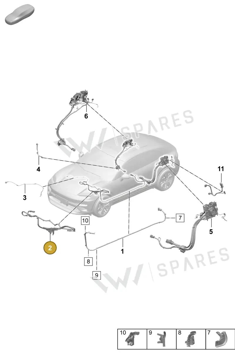 PAD971725A Porsche Lead