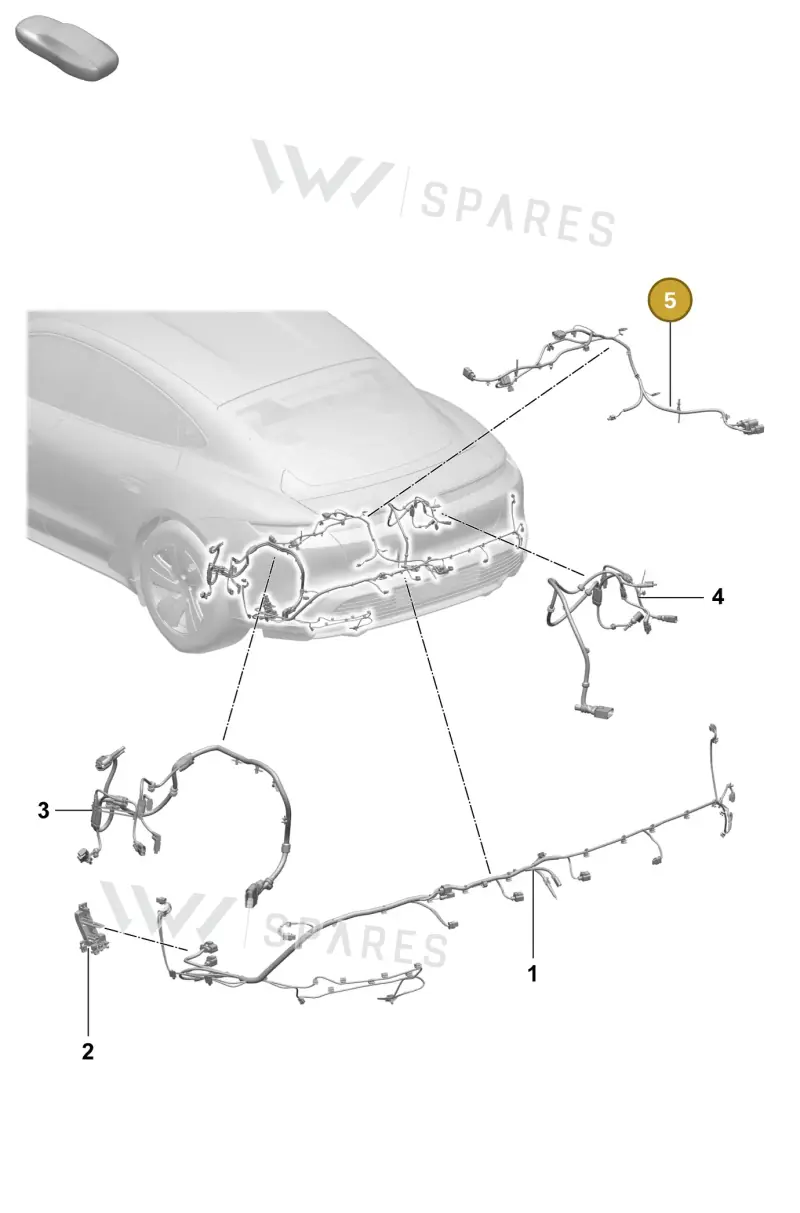 PAD971771 Porsche Wiring Harness for Gearbox