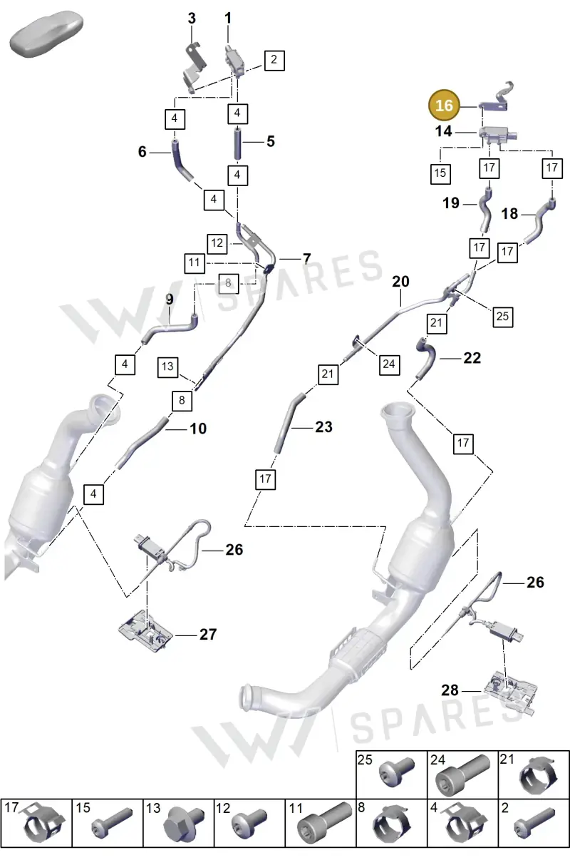 PAE131685A Porsche Bracket