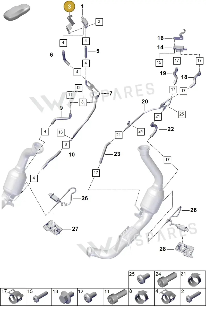 PAE131685 Porsche Bracket