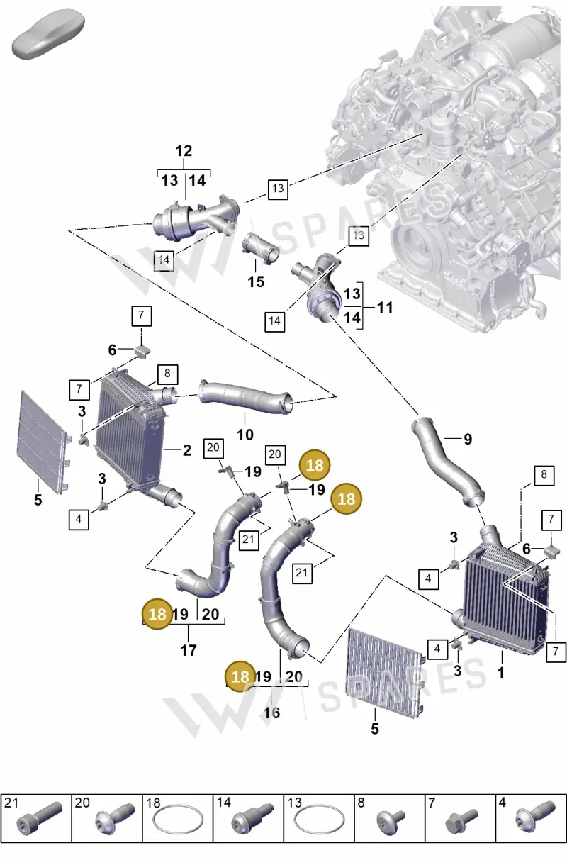 PAE145119 Porsche O-Ring