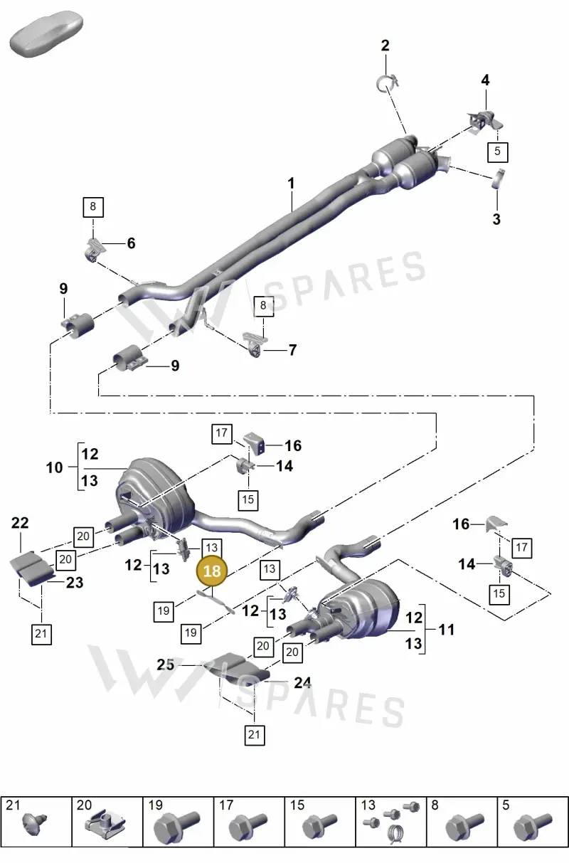 PAE253521 Porsche Brace