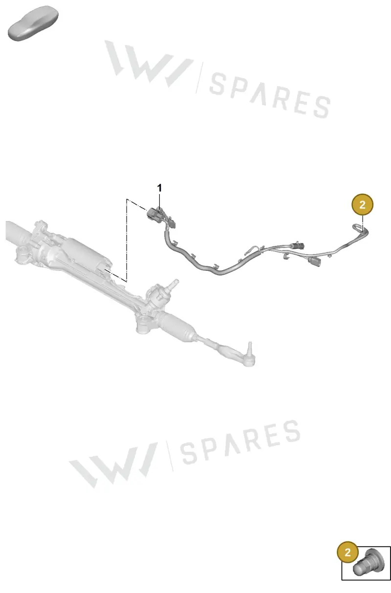 PAE803899 Porsche Earth Stud