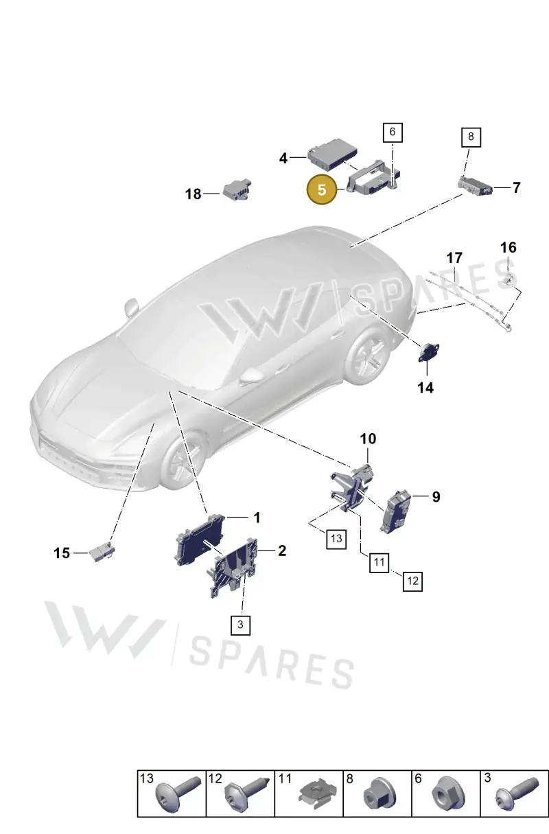 PAE907371 Porsche Bracket