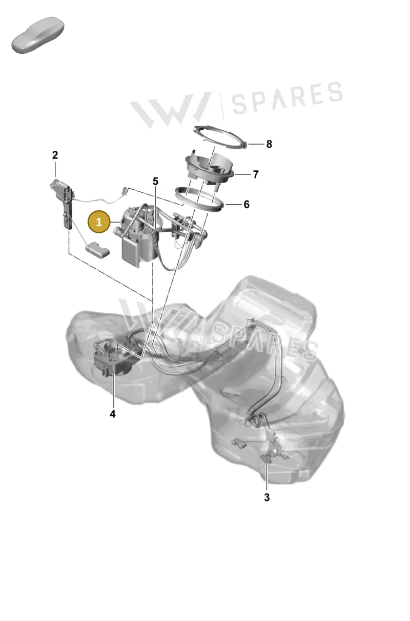 PAE919088B Porsche Fuel Pump