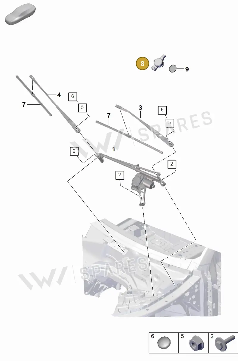 PAE955547 Porsche Sensor