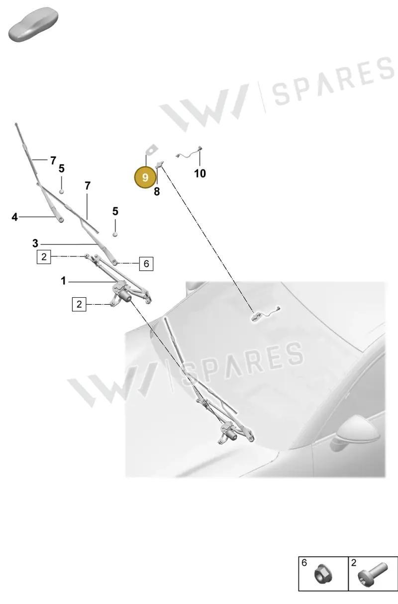 PAE955609 Porsche Adhesive Film