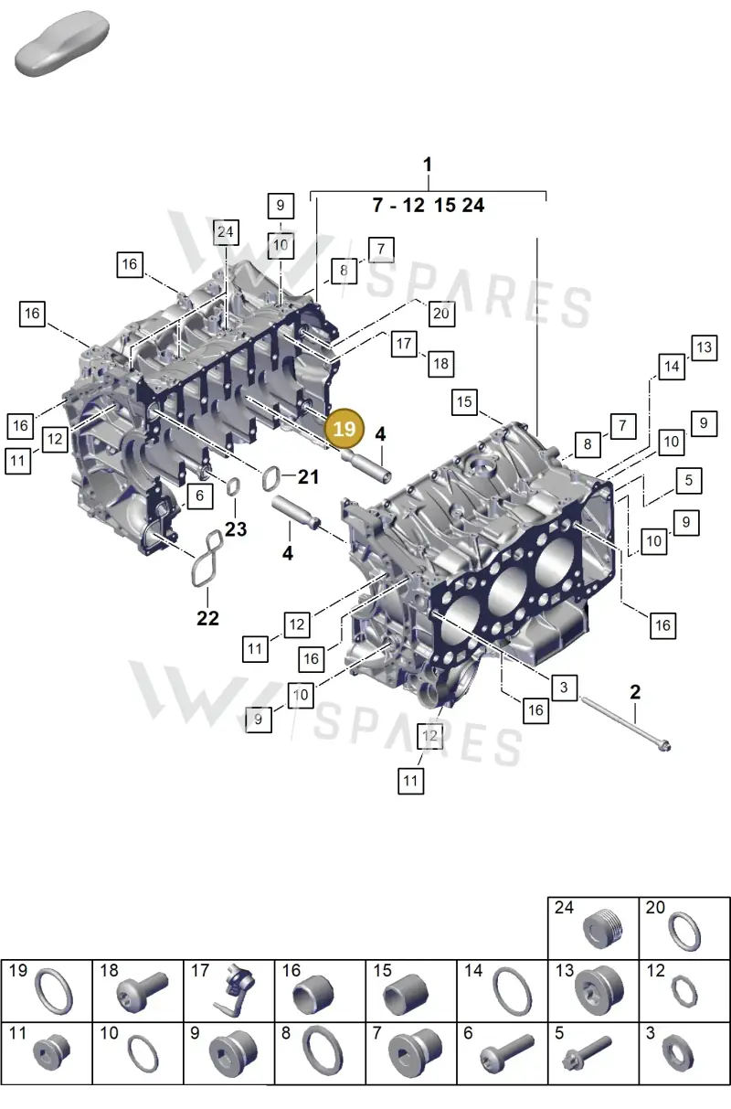 PAF007558 Porsche O-Ring