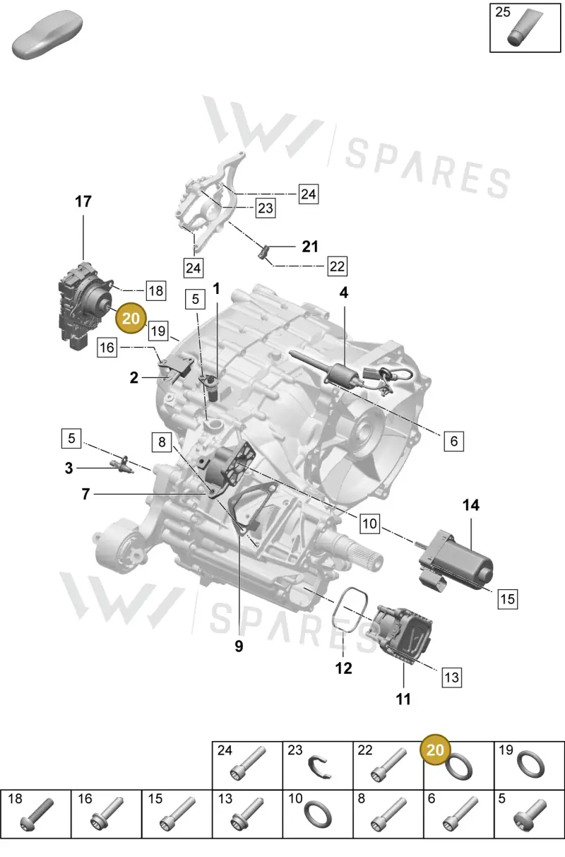 PAF008547 Porsche O-Ring