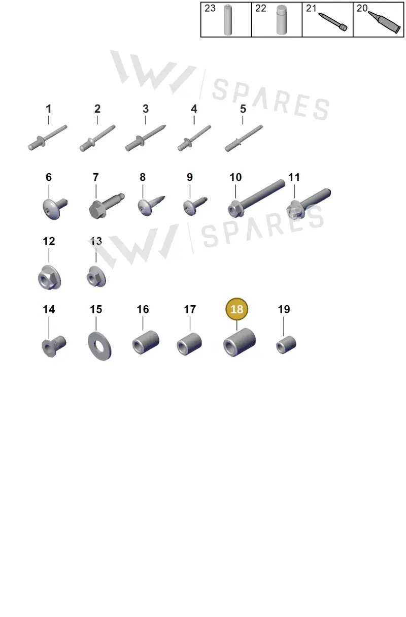 PAF008977 Porsche Threaded Insert
