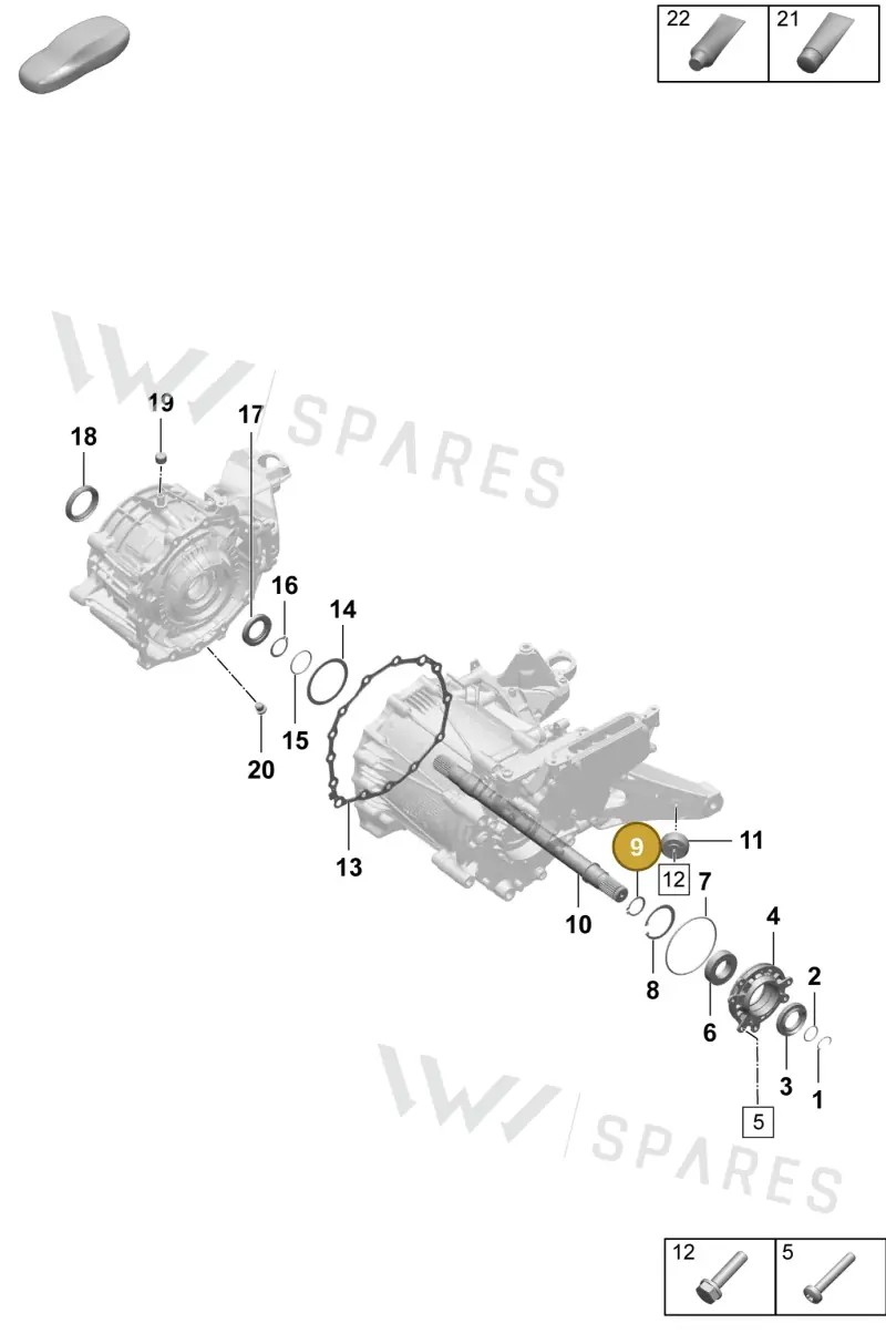 PAF010131 Porsche Securing Ring